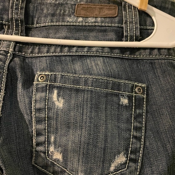 Harley-Davidson y2k(2011) cropped jeans size 4 EUC - Picture 6 of 9